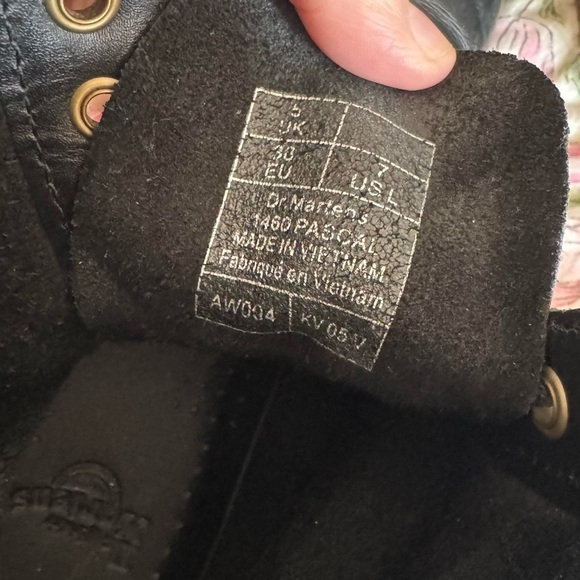 Dr martens Black Leather Lace-Up Boots - Picture 3 of 4